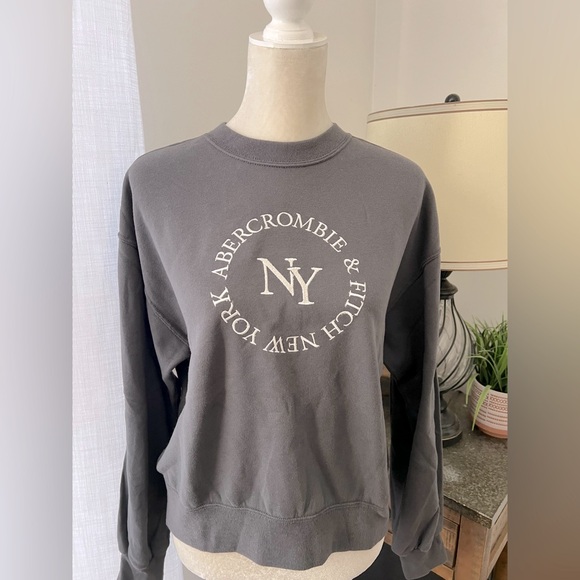 NWT Abercrombie & Fitch Sweatshirt - Picture 2 of 8